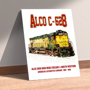 Poster Alco C-628 aka Alco Century 628 Locomotiva Diesel