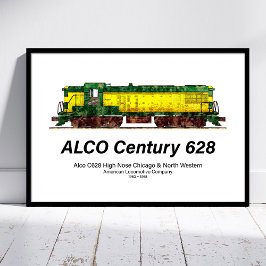 Poster Alco C-628 também conhecida como Alco Century 628 