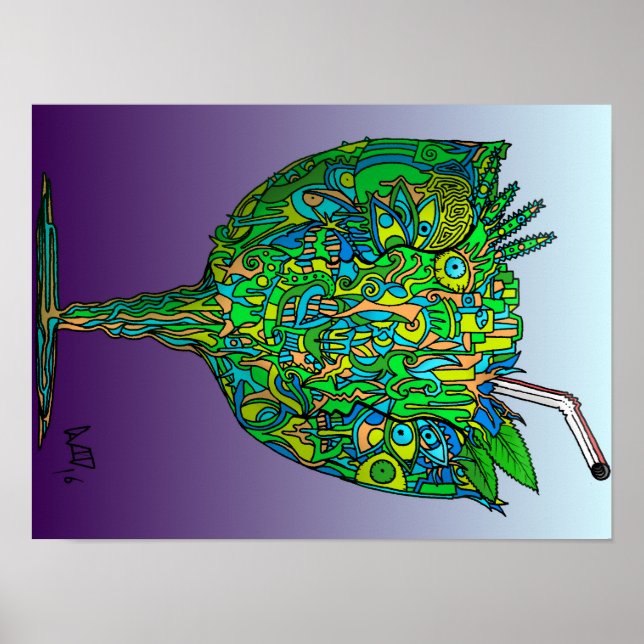 Póster Álcool! Pôster (Frente)