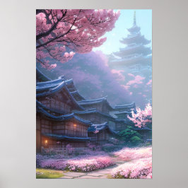Poster Aldeia Cherry Blossom