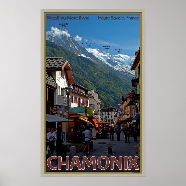 Póster Aldeia de Chamonix (Frente)
