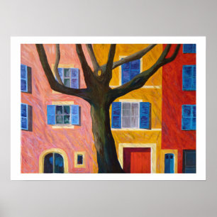 Póster aldeia de Provence