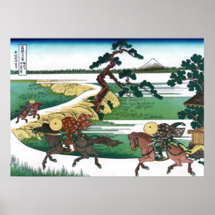 Poster Aldeia de Sekiya no rio Sumida