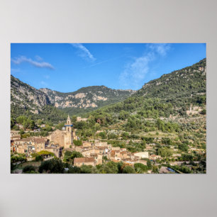 Poster Aldeia de Valldemossa - Maiorca, Espanha