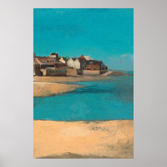 Poster Aldeia do Mar na Bretanha por Odilon Redon (Frente)