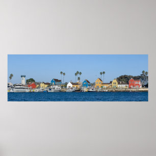 Poster Aldeia dos pescadores - Marina Del Rey, CA