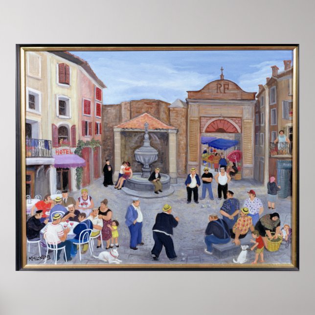 Póster Aldeia em Provença (Frente)