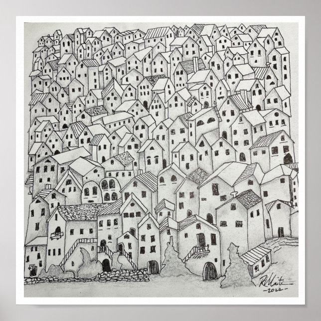 Poster Aldeia Tuscan (Frente)