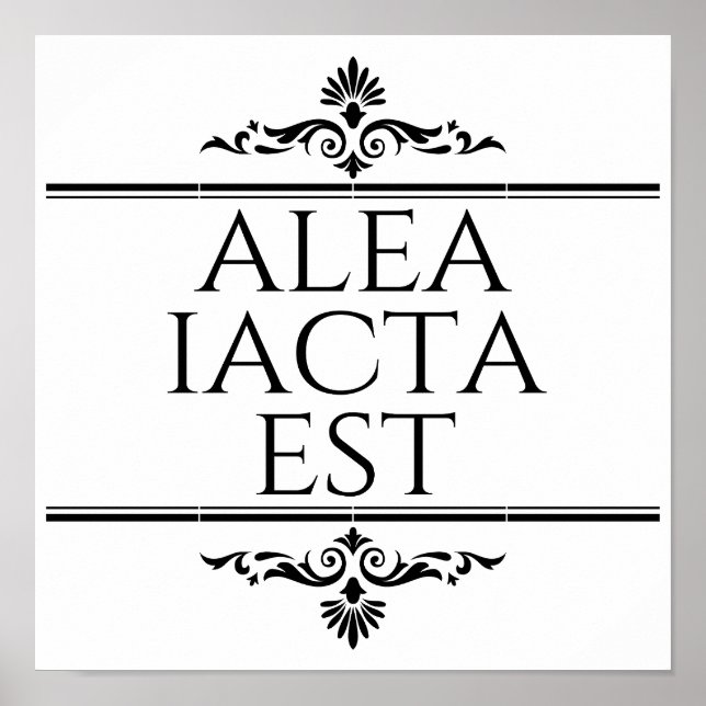 Poster Alea Iacta Est (Frente)