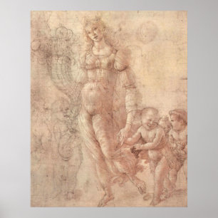 Póster Alegoria da abundância