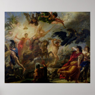 Poster Alegoria da Batalha de Austerlitz
