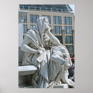 Poster Alegoria da Filosofia do Monumento a Schiller em B