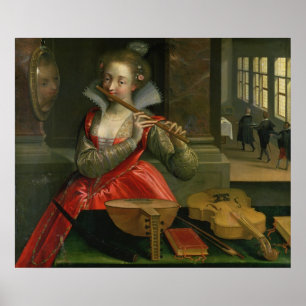 Póster Alegoria da música, c.1600