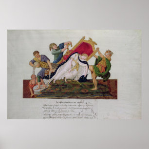 Póster Alegoria da reviravolta do trono