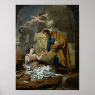 Póster Alegoria das artes e do patrocínio