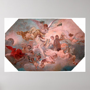 Poster Alegoría de las Bellas Vários Anjos
