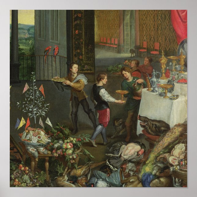 Poster Alegoria de sabor (Frente)