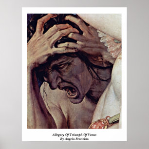 Póster Alegoria De Triunfo De Vênus Por Angelo Bronzino