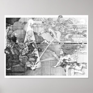 Poster Alegoria de Vingança e Devine Justiça