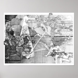 Poster Alegoria de Vingança e Devine Justiça