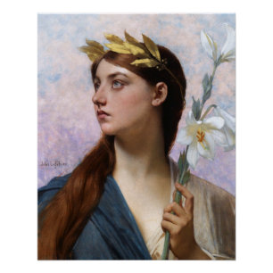 Póster Alegoria de vitória de Jules Joseph Lefebvre