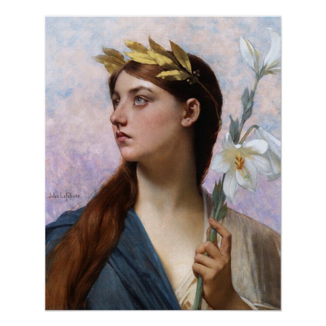 Póster Alegoria de vitória de Jules Joseph Lefebvre (Frente)