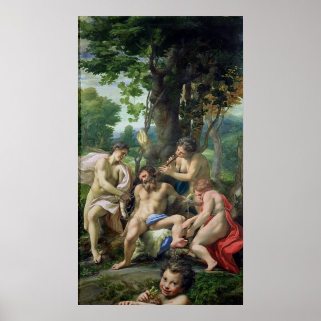 Poster Alegoria dos Vícios, 1529-30 (Frente)