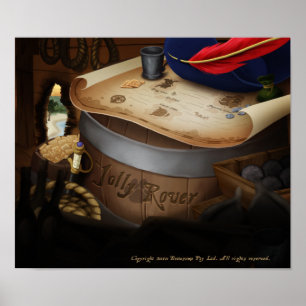 Poster alegre de Rover