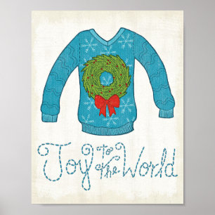 Póster Alegria ao mundo - camisola de Apple selvagem   do