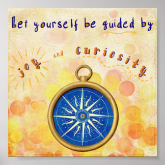 Poster - alegria e curiosidade