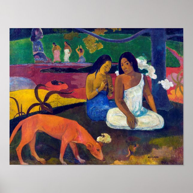 Poster Alegria, Gauguin (Frente)