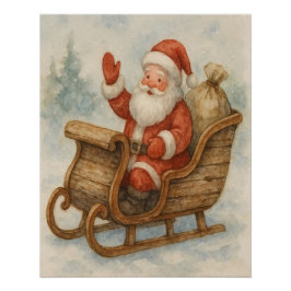 Póster Alegria Natalina – Arte de Cartaz de Natal Elegant