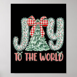 Poster Alegria Para O Mundo Jesus Cristão Natal Xmas Tr