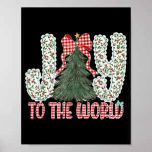 Poster Alegria Para O Mundo Jesus Natal Cristão Xmas Tr