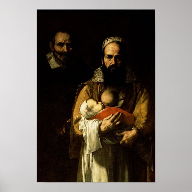 Poster Aleitamento de mães barbudas, 1631 (Frente)