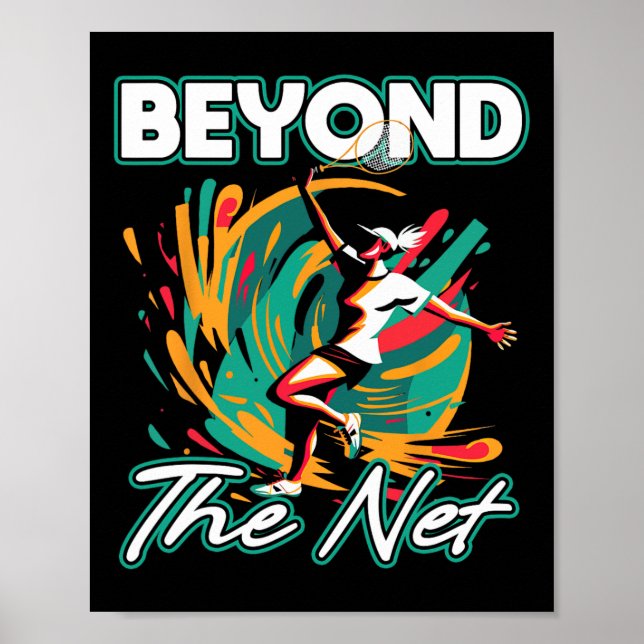 Poster Além Da Internet, Jogador De Badminton Athletic Le (Frente)