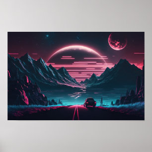 Poster Além do Neon: Correndo para o futuro