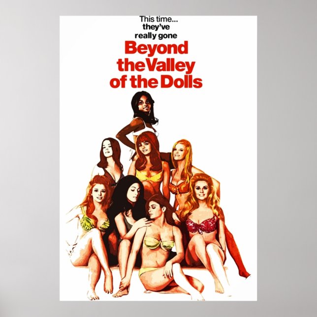 Poster Além do Vale das Bonecas (Frente)