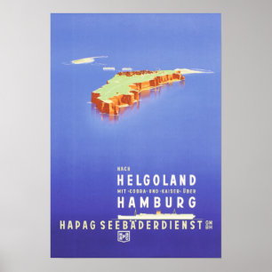 Poster " Alemanha: 1939 - HaPag Helgoland Reise