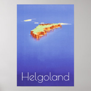 Poster "Alemanha: 2021/heute Nordsee - Helogland Reise