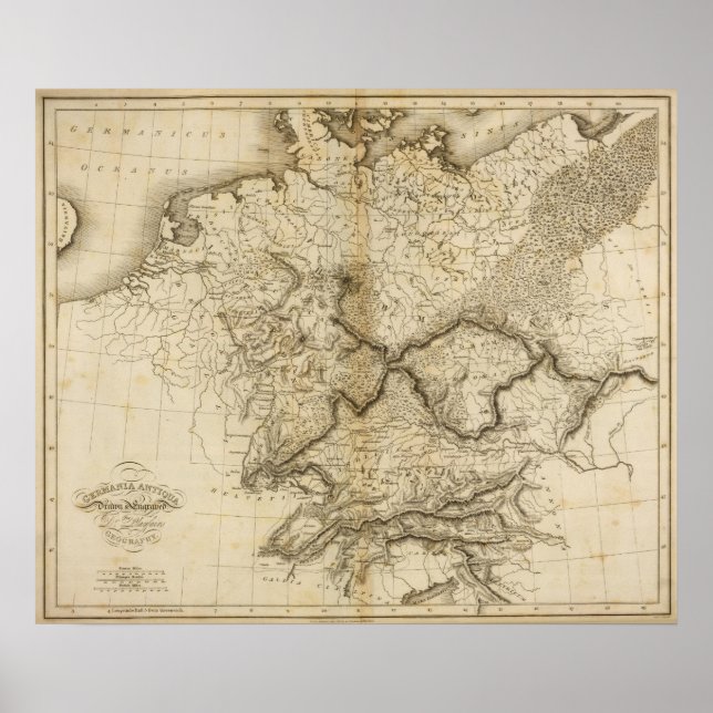 Póster Alemanha Antiga (Frente)