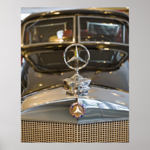 Póster Alemanha, Baden-Württemberg, Estugarda. Mercedes