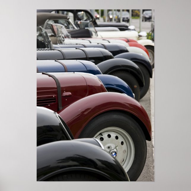 Póster Alemanha, Bayern-Bavaria, Munique. BMW Welt Car (Frente)