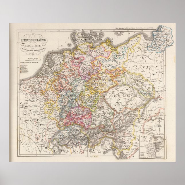 Póster Alemanha entre 1495 e 1618 (Frente)
