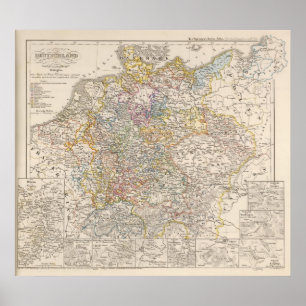 Póster Alemanha naquele tempo a guerra das pessoas de 30