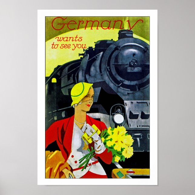 Poster Alemanha quer te ver (Frente)