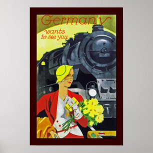 Póster Alemanha quer vê-lo