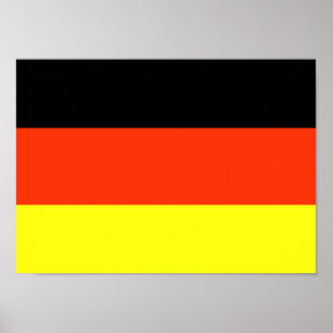 Poster alemão da bandeira