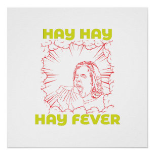 Póster Alergias Sazonais: Hay, Hay, Hay Fever.