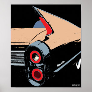 Póster Aleta do cadillac - 1962